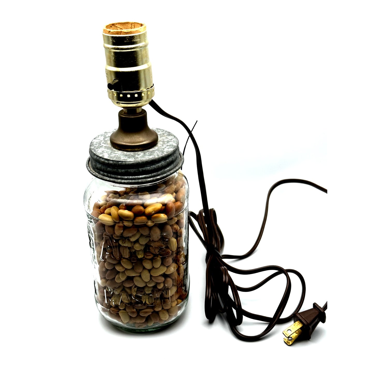 Atlas Mason Jar Small Lamp
