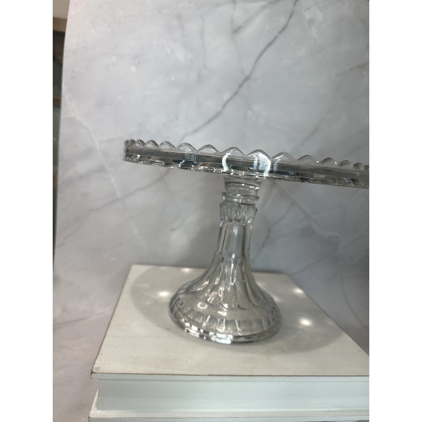 EAPG Horn of Plenty Cake Stand Plate C 1890's
