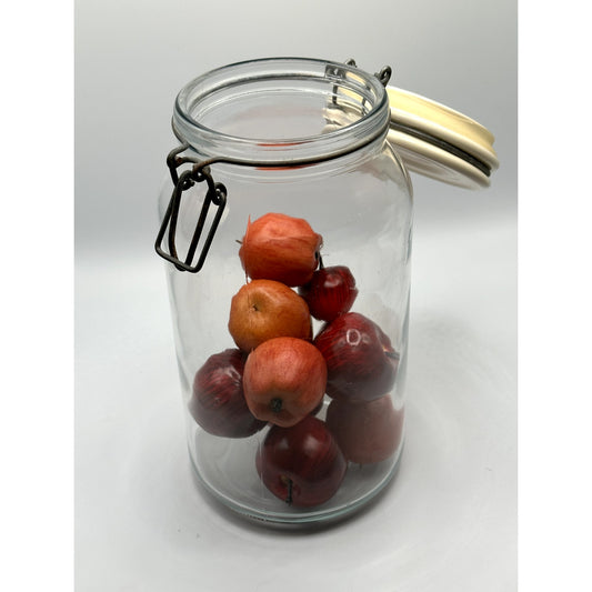 Anchor Hocking Old Mason Jar with Ceramic Lid and bale hanger lock