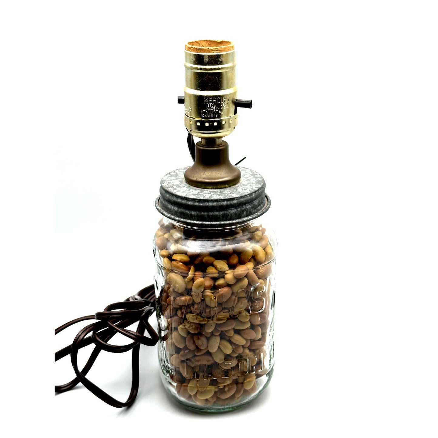 Atlas Mason Jar Small Lamp