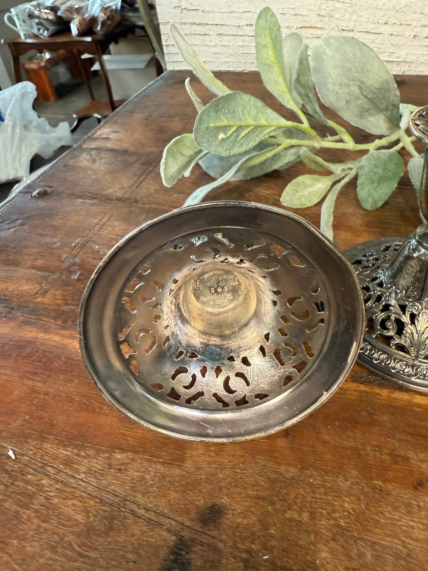 Forbes Silver Co. 1930's Pair of Candle Holders Patent>N 72882