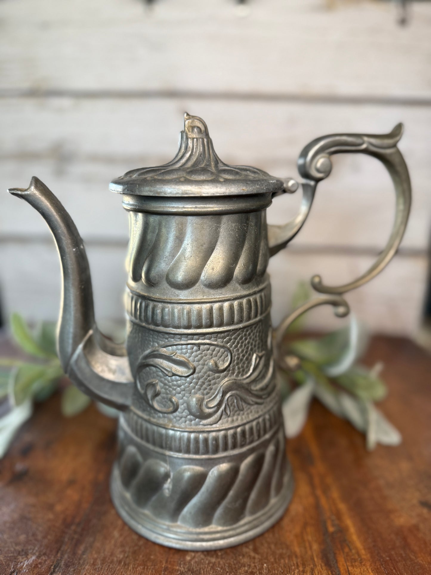 French Heavy Beautiful Vintage Coffee Pot