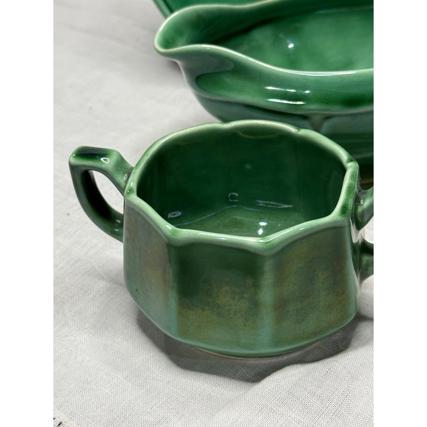 Mount Clemons Petal Green Pottery Collection (Set of 4)