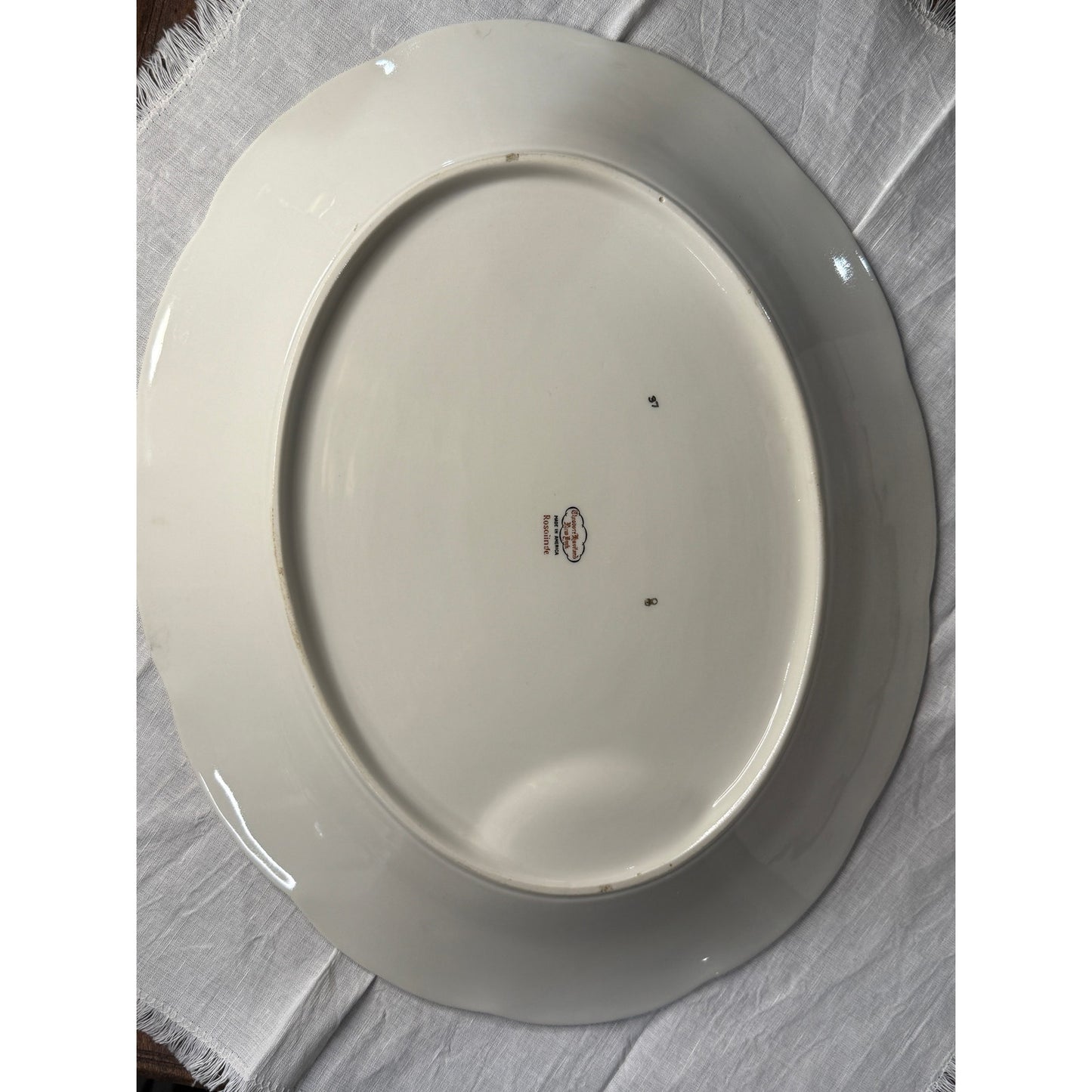 "Rosalinde" Oval Serving Platter