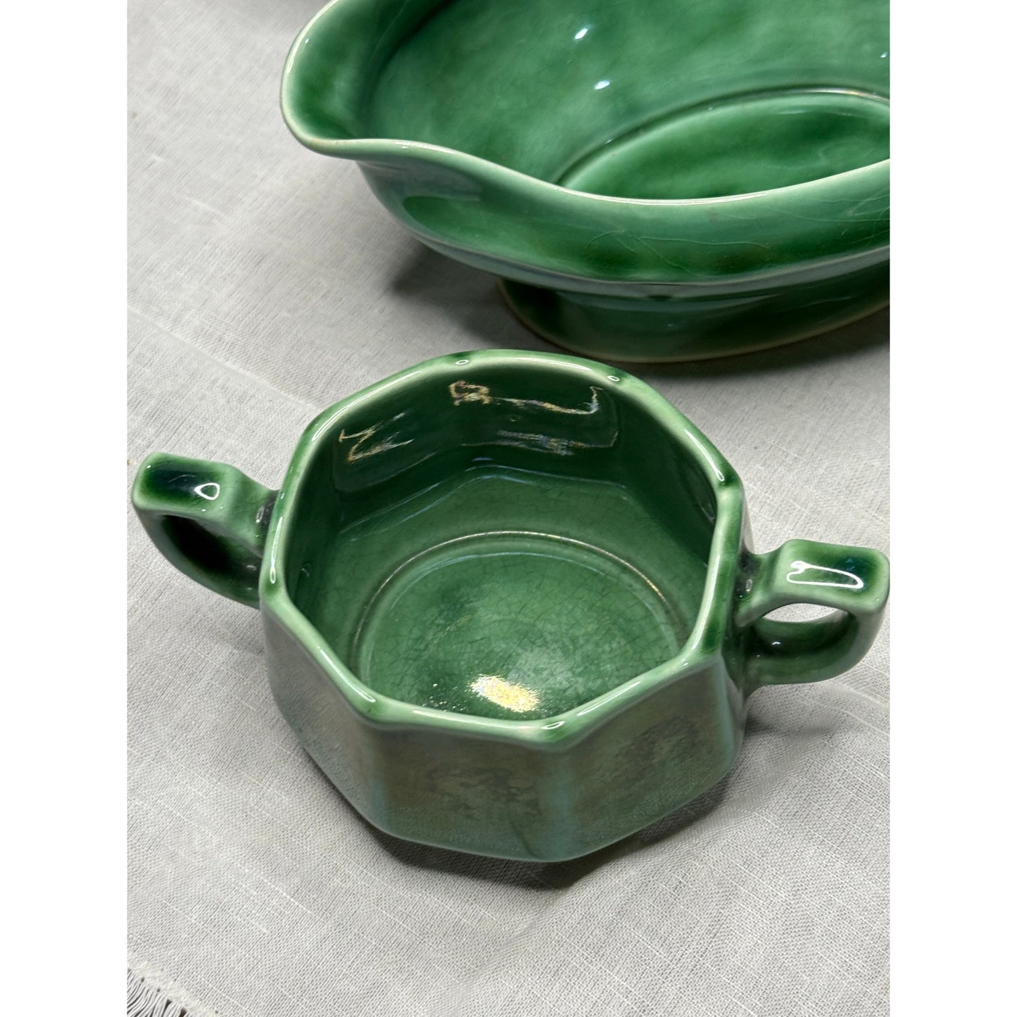 Mount Clemons Petal Green Pottery Collection (Set of 4)