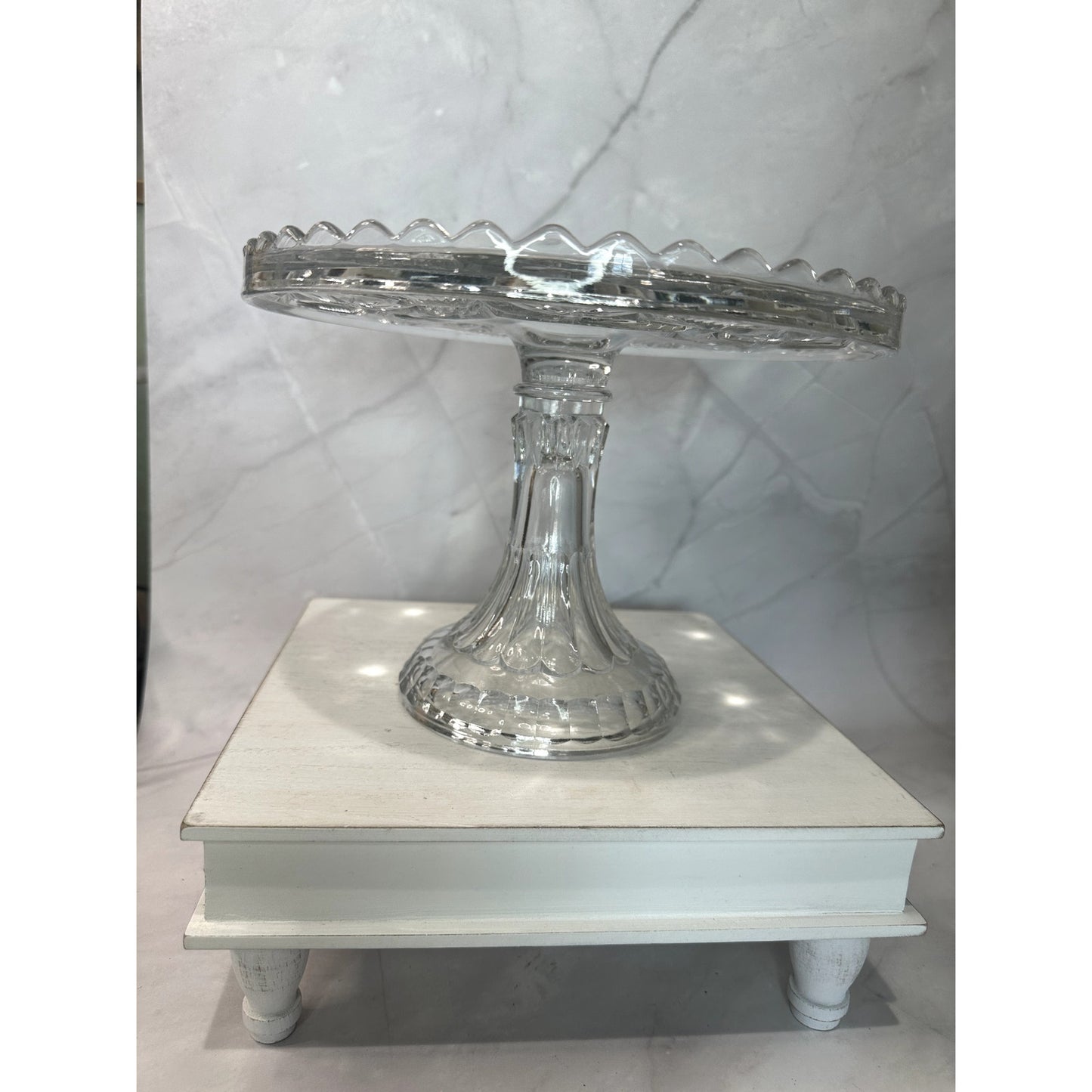 EAPG Horn of Plenty  Cake Stand Plate C 1890's