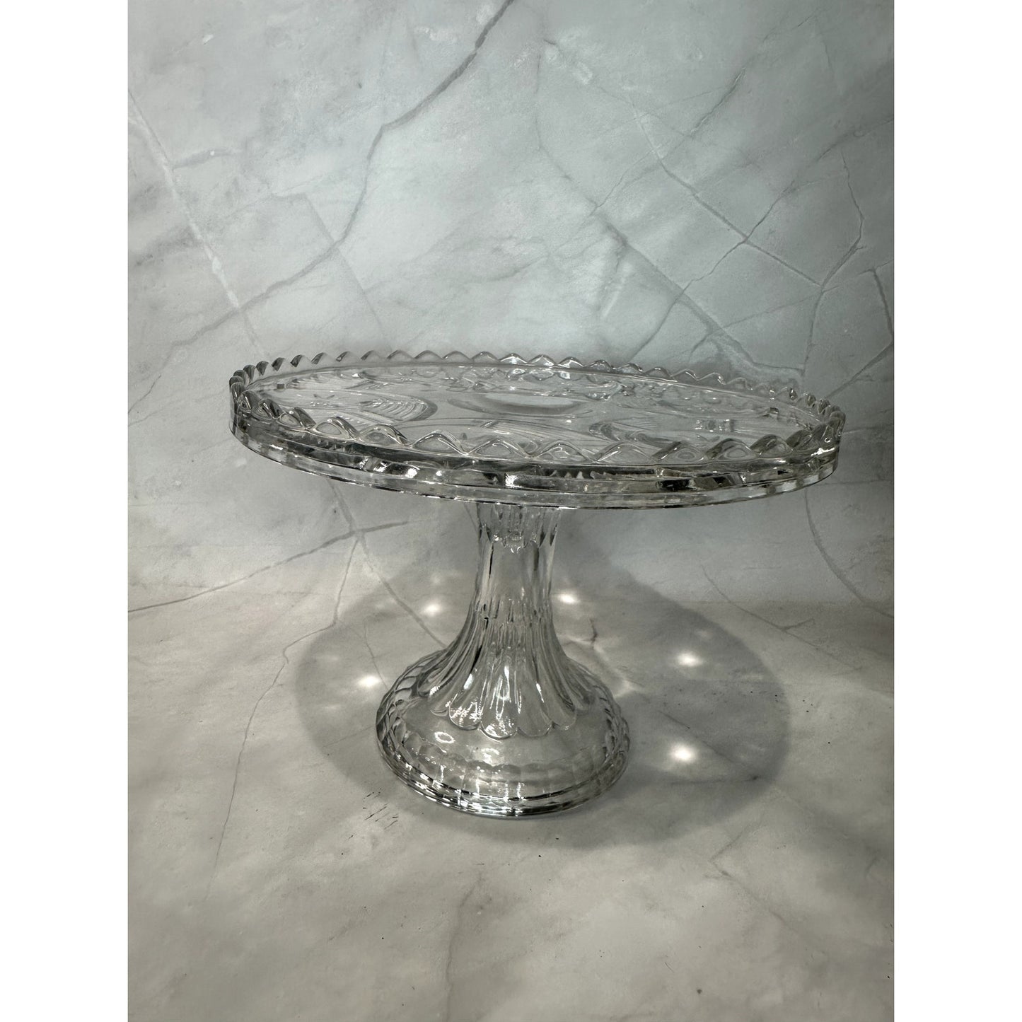 EAPG Horn of Plenty  Cake Stand Plate C 1890's